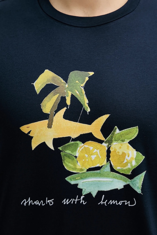 Tričko Paul&Shark 25411067 námořnická modř