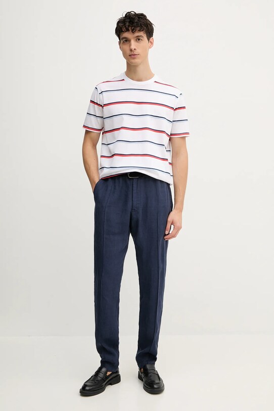Paul&Shark tricou din bumbac 25411083 alb SS25