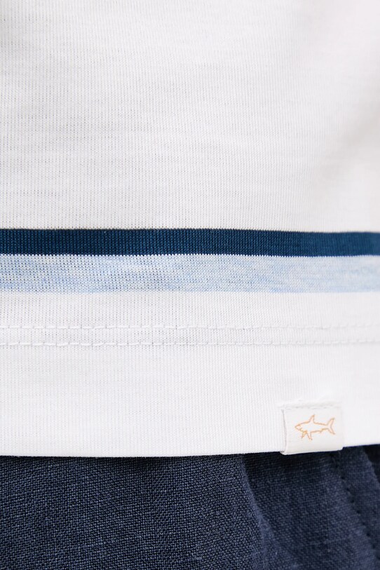 Paul&Shark tricou din bumbac 25411083 alb