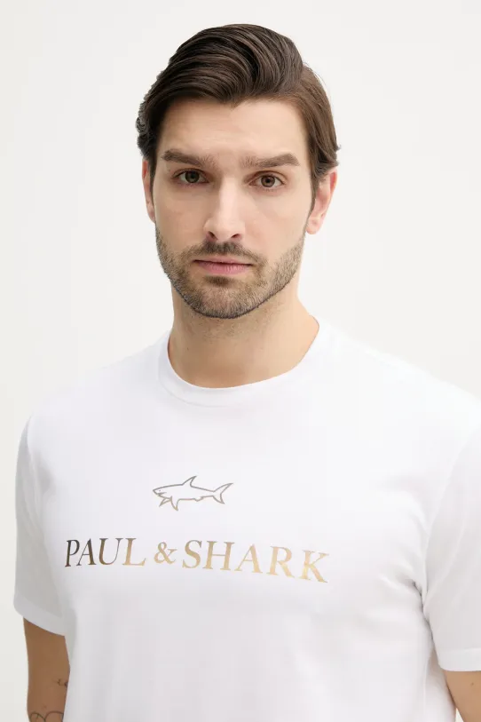 Odzież Paul&Shark t-shirt C0P1239 biały