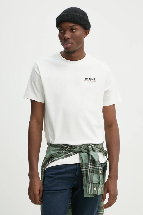 Oblečenie Bavlnené tričko Marc O'Polo 5000005444 biela