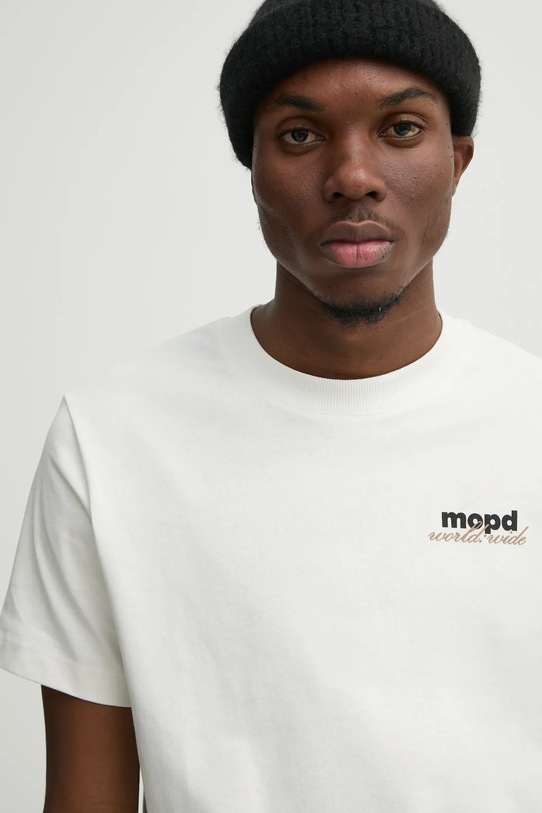 Bavlnené tričko Marc O'Polo biela 5000005444