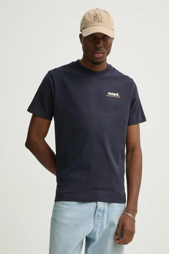 Îmbrăcăminte Marc O'Polo tricou din bumbac 5000005444 bleumarin