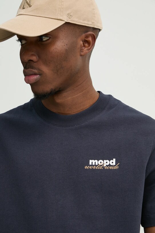 Marc O'Polo tricou din bumbac 5000005444 bleumarin