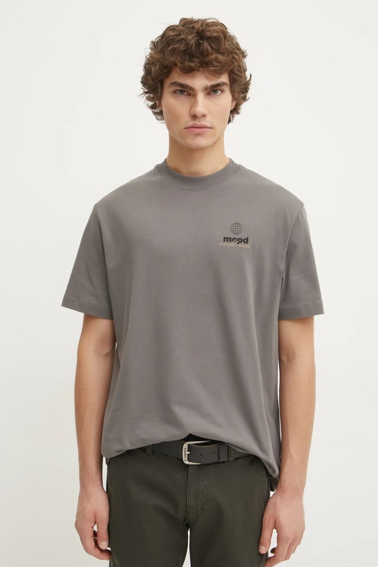 Marc O'Polo tricou din bumbac print gri 5000005429