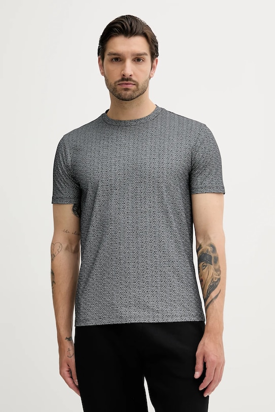 Хлопковая футболка Armani Exchange хлопок чёрный XM000561.AF10356