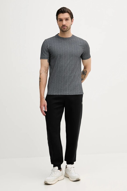 Хлопковая футболка Armani Exchange XM000561.AF10356 чёрный SS25
