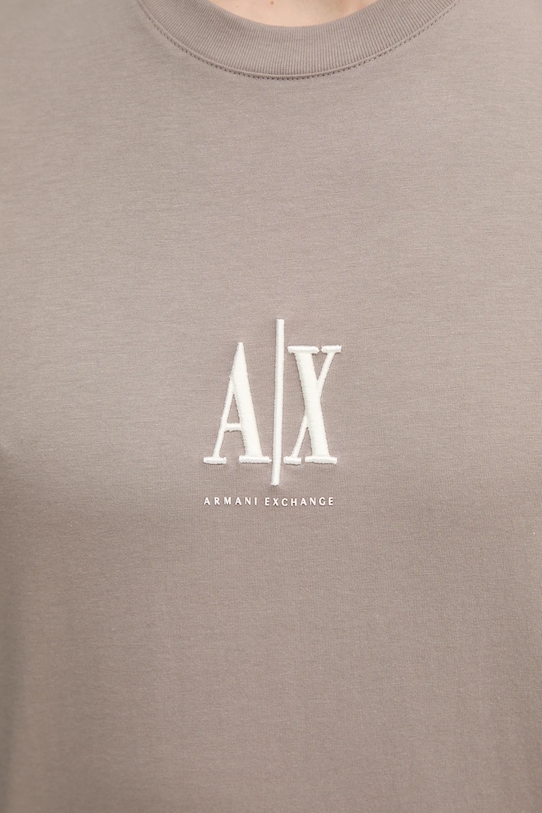 Bombažna kratka majica Armani Exchange XM000363.AF12308.NOS bež