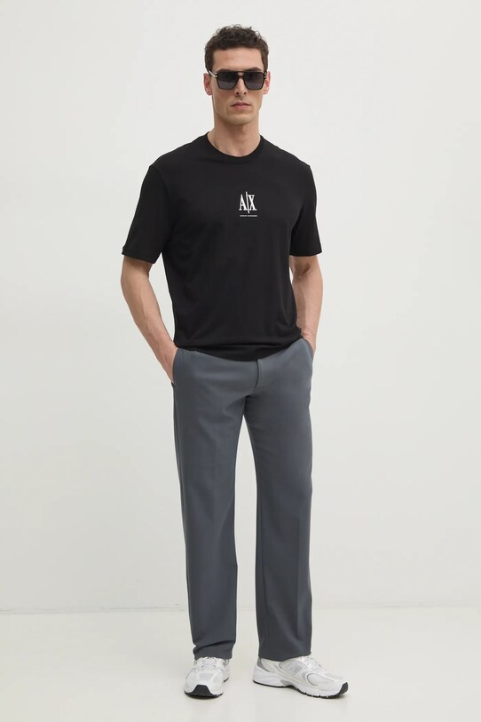 Хлопковая футболка Armani Exchange XM000363.AF12308.NOS чёрный AA00