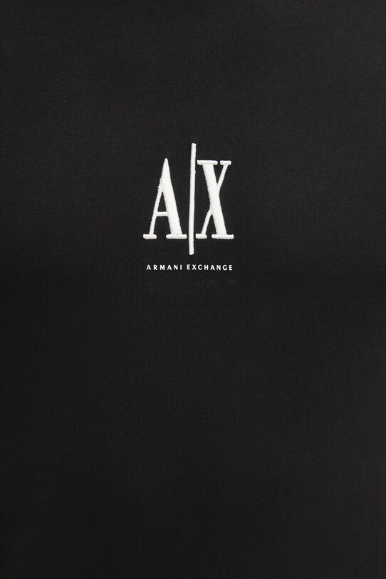 Хлопковая футболка Armani Exchange XM000363.AF12308.NOS чёрный