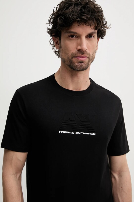 Bavlněné tričko Armani Exchange černá XM000544.AF10361