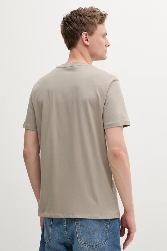 Памучна тениска Armani Exchange XM000545.AF10361 бежов SS25