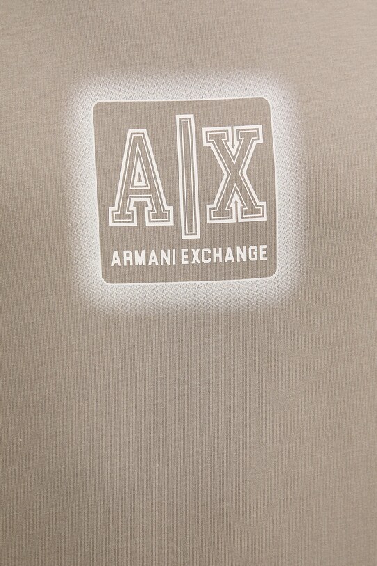Памучна тениска Armani Exchange бежов XM000545.AF10361