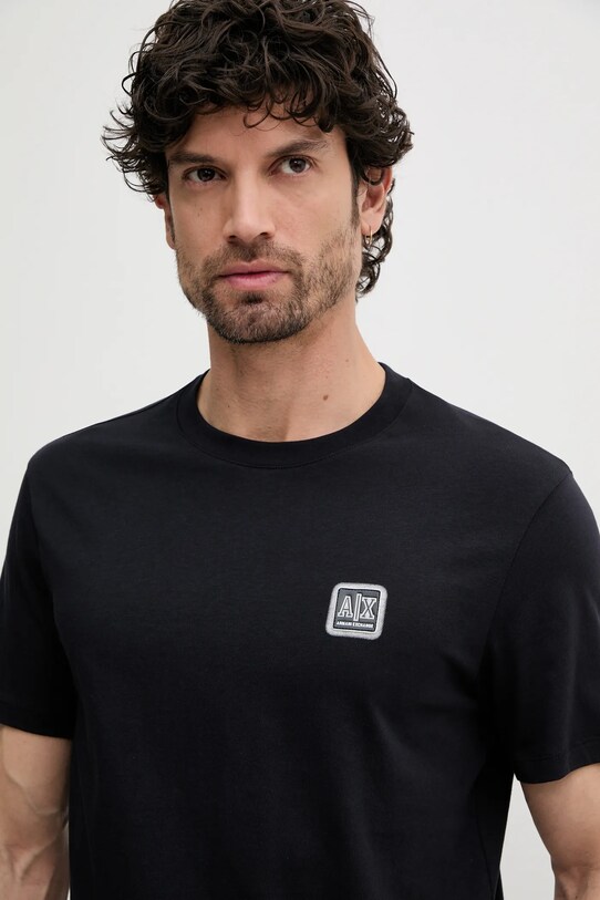 Памучна тениска Armani Exchange тъмносин XM000546.AF10361