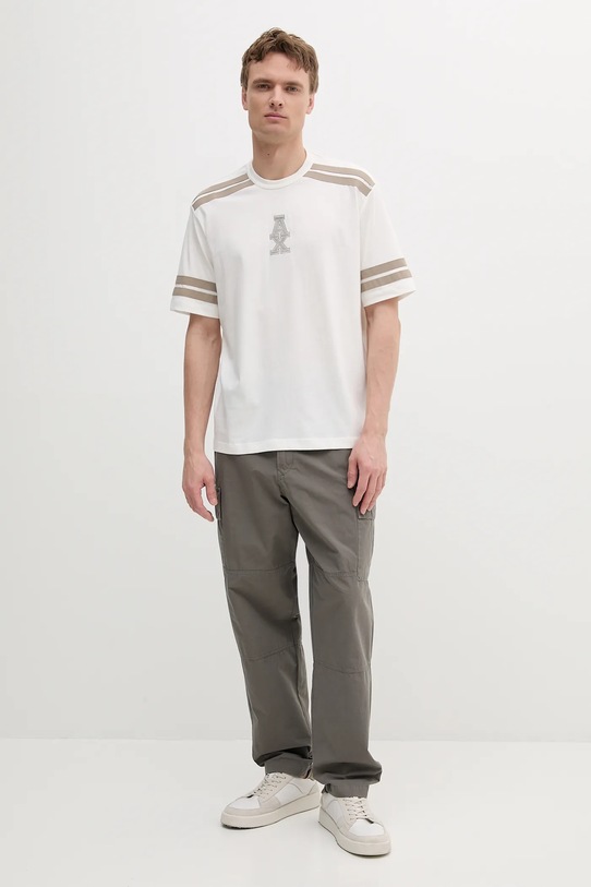 Bavlnené tričko Armani Exchange XM000547.AF10362 biela SS25