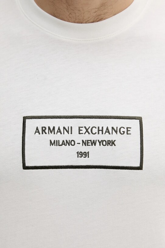 Armani Exchange t-shirt in cotone bianco XM000552.AF10356