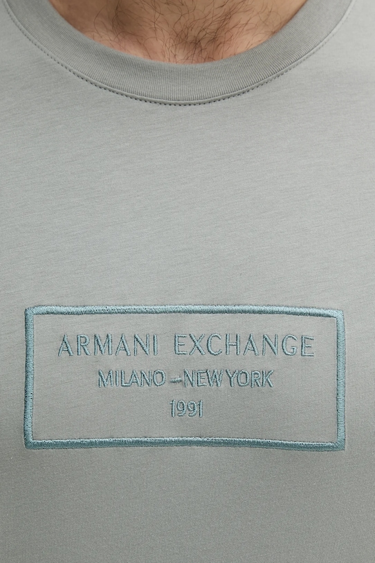 Bavlněné tričko Armani Exchange zelená XM000552.AF10356
