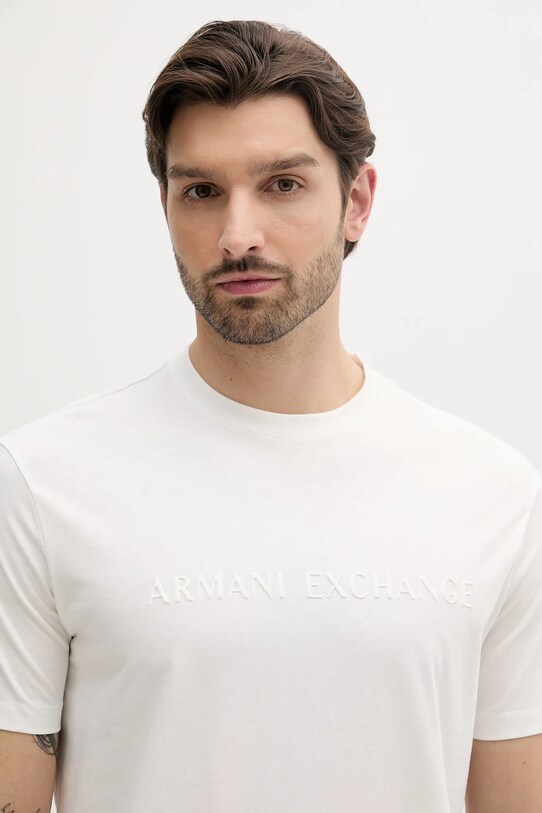 Bavlnené tričko Armani Exchange biela XM000554.AF10356