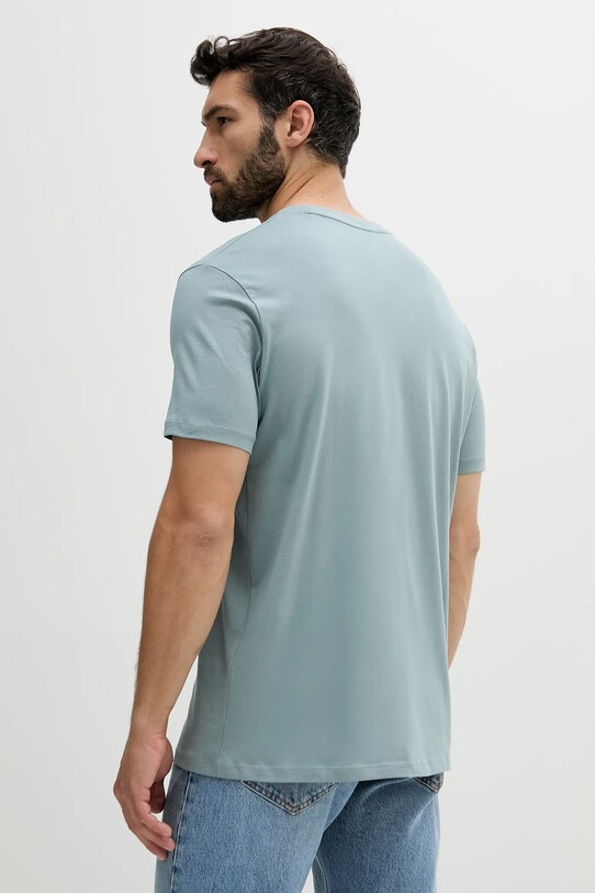 Pamučna majica Armani Exchange XM000554.AF10356 plava SS25