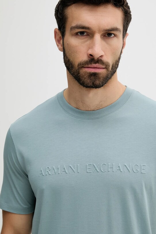 Odjeća Pamučna majica Armani Exchange XM000554.AF10356 plava
