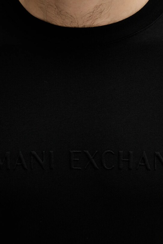 Armani Exchange tricou din bumbac negru XM000554.AF10356