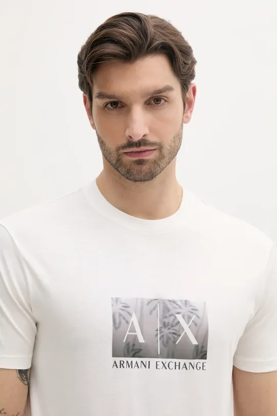 Armani Exchange t-shirt bawełniany biały XM000555.AF10358
