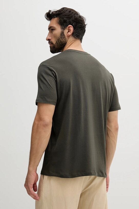 Armani Exchange t-shirt bawełniany XM000555.AF10358 zielony SS25
