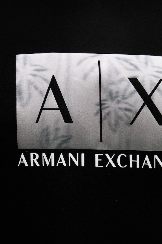 Armani Exchange t-shirt bawełniany XM000555.AF10358 czarny
