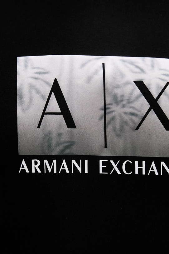 Armani Exchange tricou din bumbac XM000555.AF10358 negru