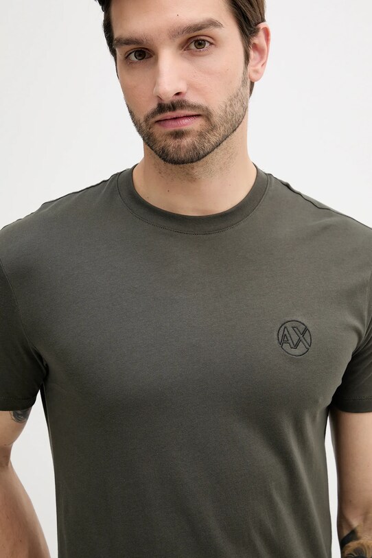 Armani Exchange tricou din bumbac verde XM000558.AF10358