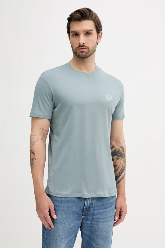 Armani Exchange t-shirt bawełniany bawełna szary XM000558.AF10358