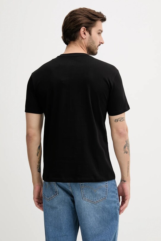Îmbrăcăminte Armani Exchange tricou din bumbac XM000558.AF10358 negru