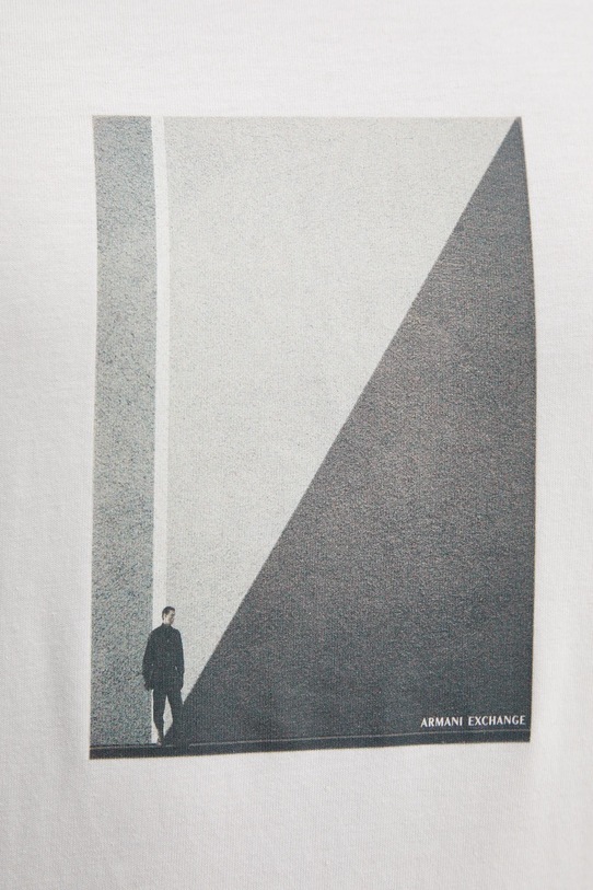 Armani Exchange tricou din bumbac XM000753.AF10361 bej