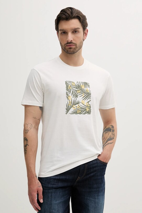 Armani Exchange t-shirt bawełniany regular biały XM000758.AF13106