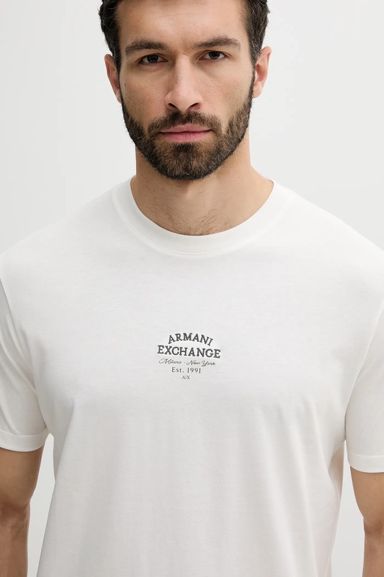 Odzież Armani Exchange t-shirt bawełniany XM000761.AF12308 biały