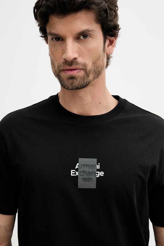 Armani Exchange t-shirt bawełniany czarny XM000767.AF12308