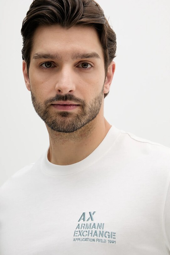 Armani Exchange t-shirt bawełniany biały XM000769.AF10361