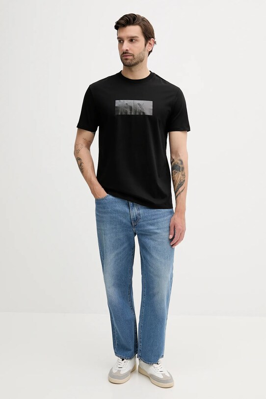 Armani Exchange t-shirt bawełniany XM000786.AF10364 czarny SS25
