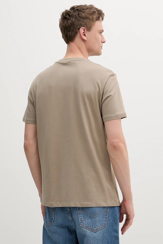 Armani Exchange tricou din bumbac XM000550.AF10362 bej SS25