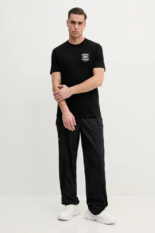Bavlnené tričko Armani Exchange XM000550.AF10362 čierna SS25