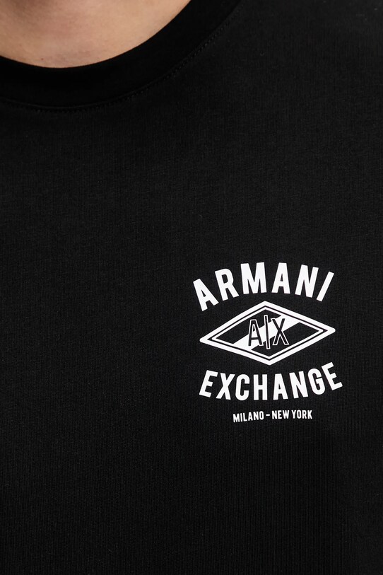 Armani Exchange t-shirt bawełniany XM000550.AF10362 czarny