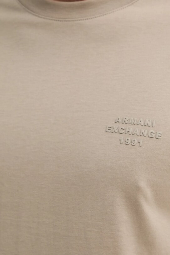 Памучна тениска Armani Exchange XM000752.AF12308 зелен