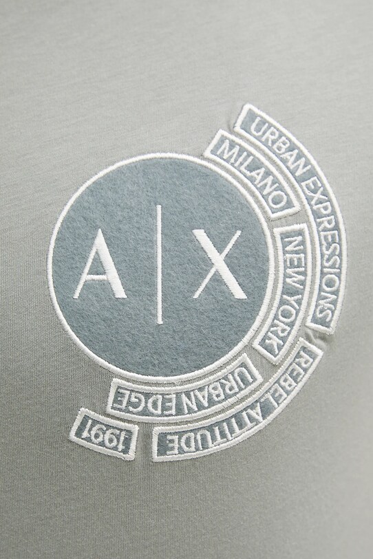 Armani Exchange t-shirt bawełniany XM000556.AF10358 szary