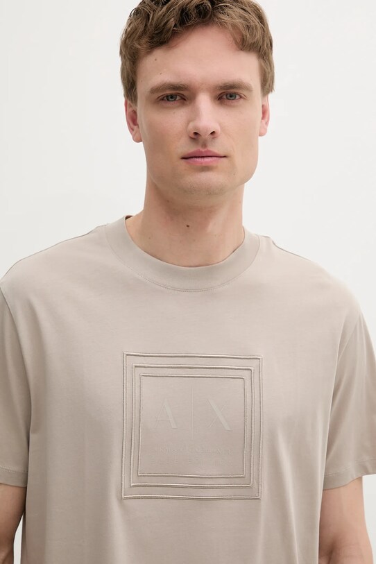 Ruházat Armani Exchange pamut póló XM000358.AF10364 bézs
