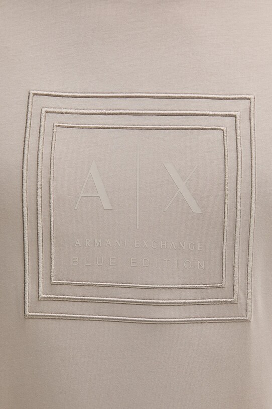 Памучна тениска Armani Exchange бежов XM000358.AF10364