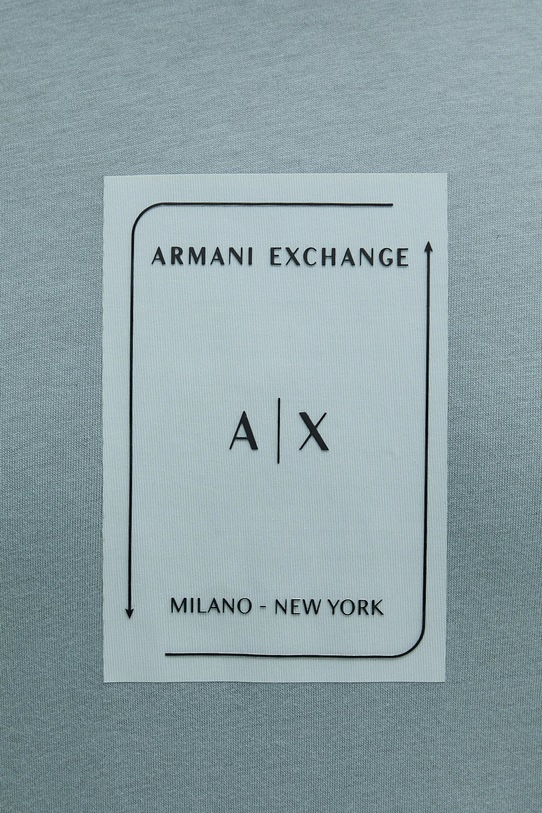 Armani Exchange t-shirt bawełniany niebieski XM000570.AF10356