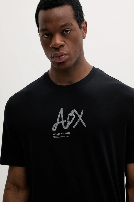 Armani Exchange tricou din bumbac bleumarin XM000566.AF10334