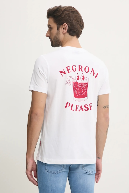 Ρούχα Βαμβακερό μπλουζάκι Joop! 30045502 λευκό