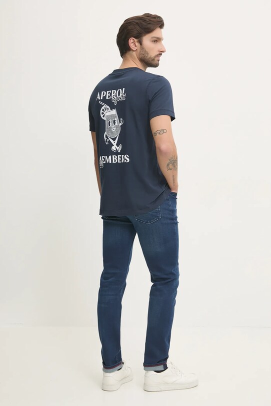 Joop! tricou din bumbac print bleumarin 30045502