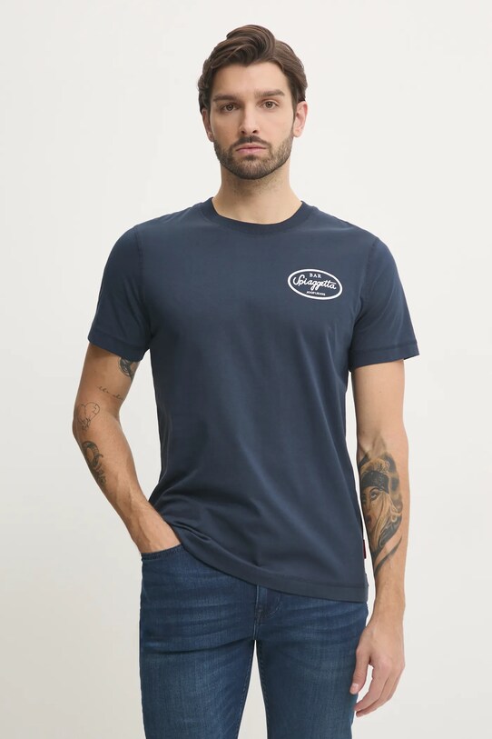 Joop! tricou din bumbac 30045502 bleumarin SS25